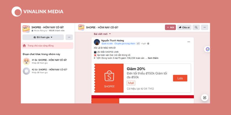Group Shopee - Hôm nay có gì với hơn … thành viên